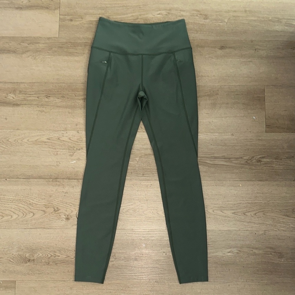 Eddie Bauer Green Leggings High Waist Activewear